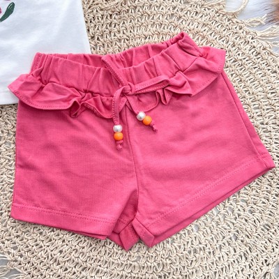 Conj Off Blooming e Shorts Pink
